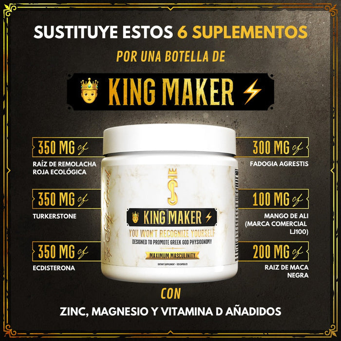 🤴 KING MAKER - 120 Cápsulas⚡
